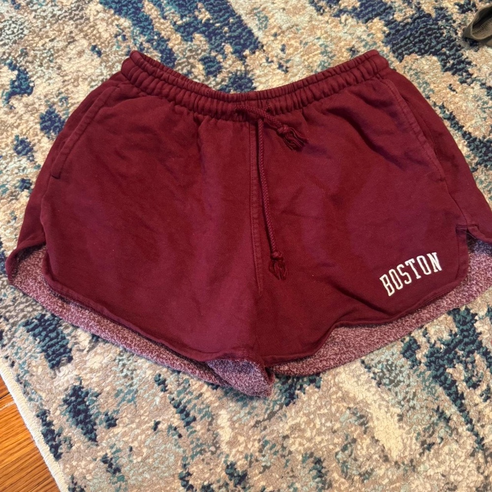 burgundy Brandy Melville shorts